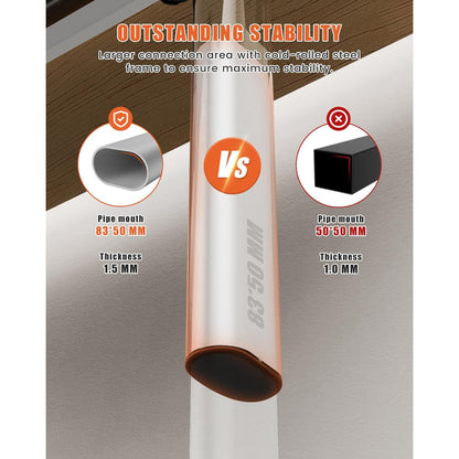 Flycity Electric Standing Desk Adjustable Height Stand Up Desk, 48" x 24" Sit Stand Desk, Low Noise Home Office Desk, Computer Desk with Splice Board, Child Lock & Memory Function, Maple