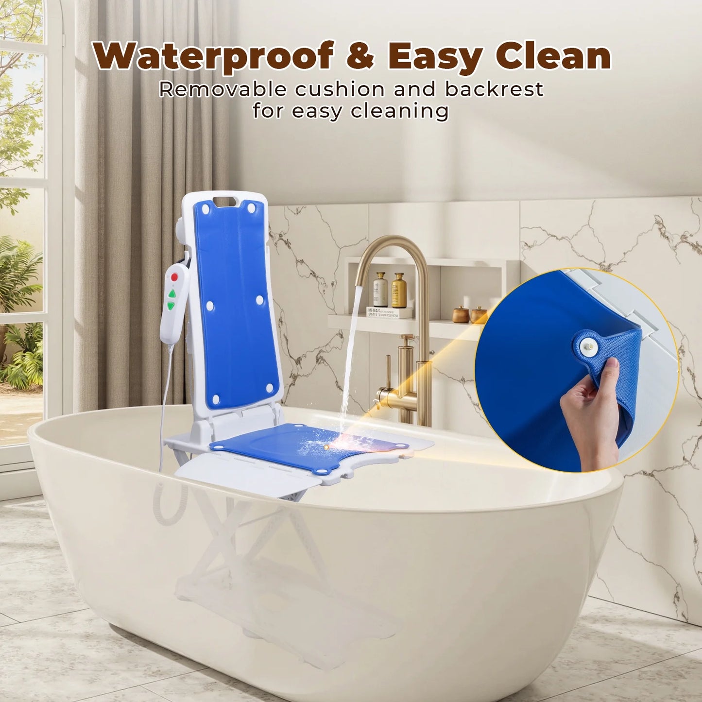 Flycity Electric Chair Lift, Get Up from Floor, Floor Lift for Elderly, Can be Raised to 20”, Help You Stand Up Again, Support Up to 300 LBS