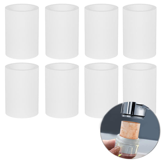 KINGTACK Faucet Extender Aerator Water Filter, 8pcs 5µm Micro-Porous Purification Elements, 1.2Inch Diameter, High-Efficiency Filtration, Enhances Water Quality